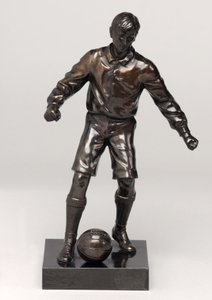 Futbolista, parte de un conjunto de reloj de English School
