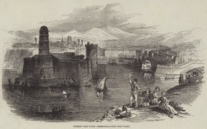 Puertos de Maíz Extranjeros, Marsella (grabado) de English School