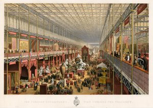 Departamento Extranjero, Vista hacia el Transepto, Gran Exposición, 1851