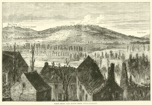 Forts Noisy y Avron desde Noisy-le-Grand, enero 1871 de English School