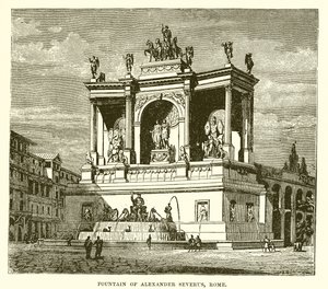 Fuente de Alejandro Severo, Roma de English School