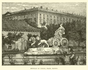 Fuente de Cibeles, Prado, Madrid