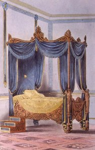Cama con Dosel, lámina 186 de 