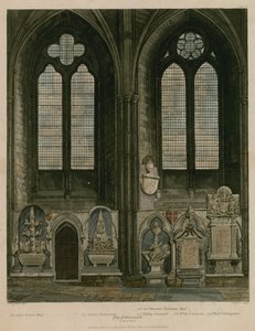 Cuarta y quinta ventana, Nave Norte, Abadía de Westminster, Londres de English School