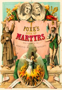 Libro de los Mártires de Foxe: Página del título de English School