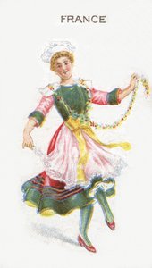 Francia, tarjeta de cigarrillos, 1915 de English School