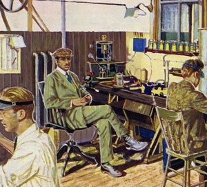 Fred Royce montó una fábrica para fabricar equipos eléctricos de English School