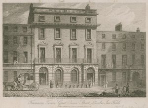 Freemasons Tavern, Great Duncan Street, Lincolns Inn Fields, Londres de English School