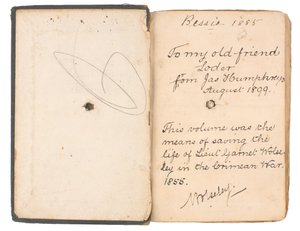 Libro de gramática francesa e inglesa perteneciente al teniente Garnet Joseph Wolseley (libro) de English School
