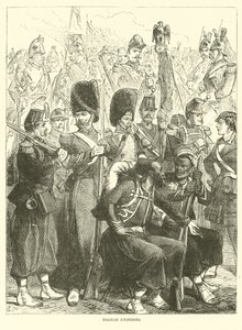 Uniformes franceses, septiembre 1870 de English School