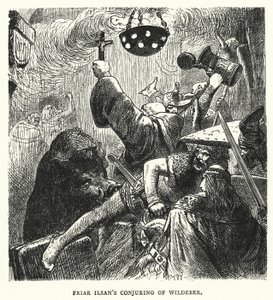 El fraile Ilsan conjurando a Wildeber