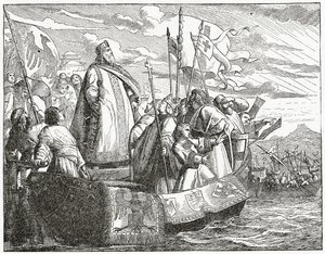 Friedrich cruzando a Asia Menor de English School