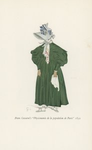 De Gavarnis Psysionomie de la Population de París 1832 de English School