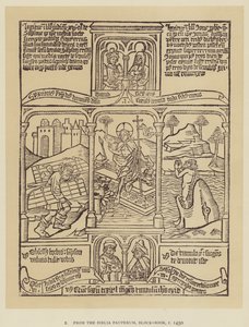 De la Biblia Pauperum, Libro de Bloques, c. 1450