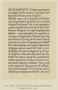 Del Liber Epistolarum de Barzizius, impreso en París de English School