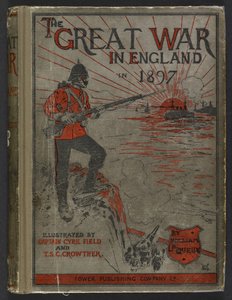 Portada de "La Gran Guerra en Inglaterra en 1897" de William Le Queux de English School