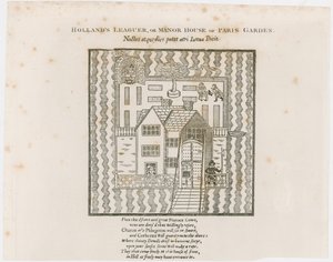 Frontispicio de Hollands Leaguer, 1632. Paris Garden