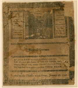 Feria de Hielo de 1740. Souvenir de English School