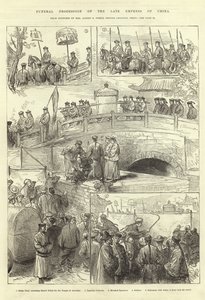 Procesión fúnebre de la difunta emperatriz de China