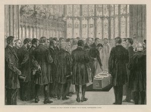 Funeral del Dean Stanley en la Capilla de Enrique VII de English School