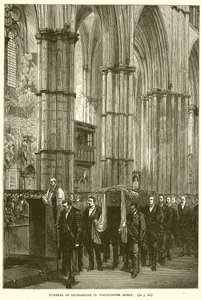 Funeral de Livingstone en la Abadía de Westminster