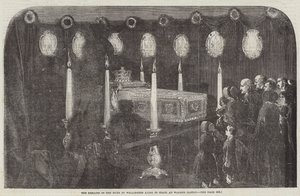 Funeral del Duque de Wellington (grabado) de English School