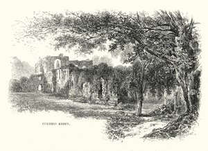 Abadía de Furness (grabado) de English School