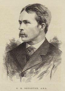 G H Boughton, ARA (grabado) de English School