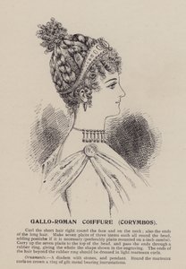 Coiffure galo-romana, Corymbos (grabado)