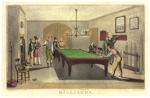 Juego de billar, 1827