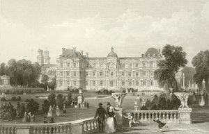 Jardín - Frente del Luxemburgo - París de English School