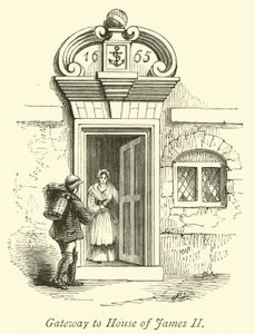 Puerta de la Casa de Jacobo II de English School