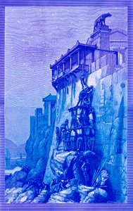 Gansos del Capitolio, ilustración de la Historia de Roma de Victor Duruy, publicada en 1884 de English School