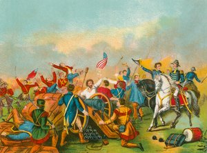 El General Jackson en la Batalla de Nueva Orleans