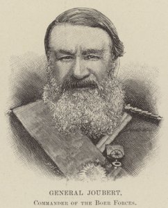 General Joubert, Comandante de las Fuerzas Bóer (grabado)