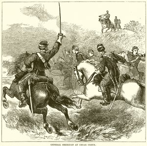 General Sheridan en Cedar Creek de English School