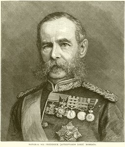 General Sir Frederick (después Lord) Roberts de English School