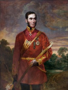 General Sir Richard Dacres (óleo sobre lienzo) de English School