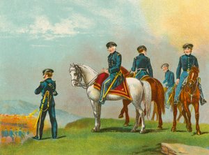 El General Taylor en la Batalla de Monterrey