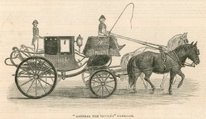 El carruaje del General Tom Thumb de English School