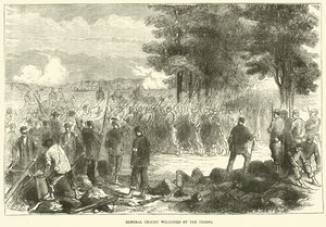 General Trochu recibido por las tropas, diciembre 1870 de English School