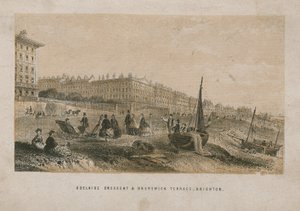 Vista general de Adelaide Crescent y Brunswick Terrace de English School