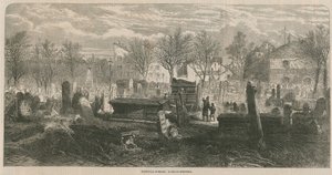 Vista general del cementerio de Bunhill Fields de English School