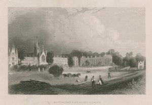 Vista general de las casas de beneficencia de Whittington de English School
