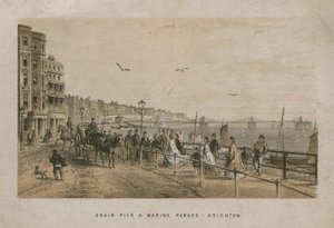 Vista general del Muelle de Cadena y el Paseo Marítimo en Brighton