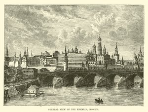 Vista general del Kremlin, Moscú