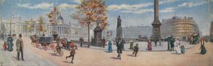 Vista general de la esquina sureste de Trafalgar Square