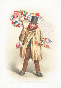 Caballero con banderas de English School
