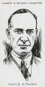 Geoffrey de Havilland, aviador y diseñador y fabricante de aviones inglés