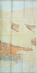 Mapa geológico del Desierto de Cutch, 1870